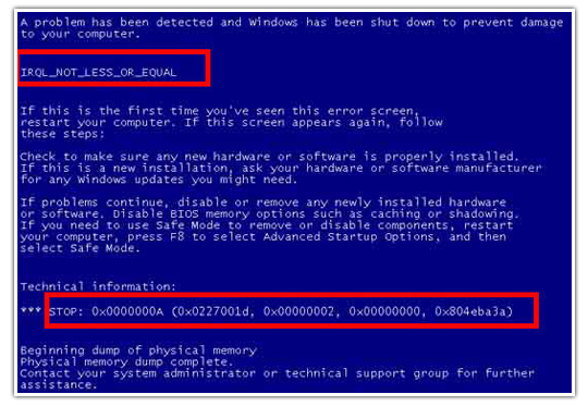 How to Solve Blue Screen of Death (BSoD) Error